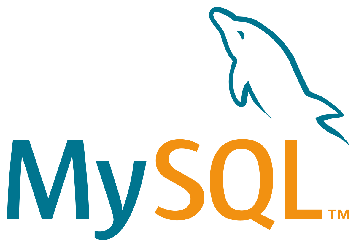 MySQL logo showcasing database management system skills